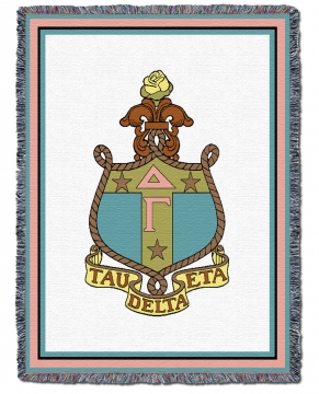 Sorority Woven Crest Blanket